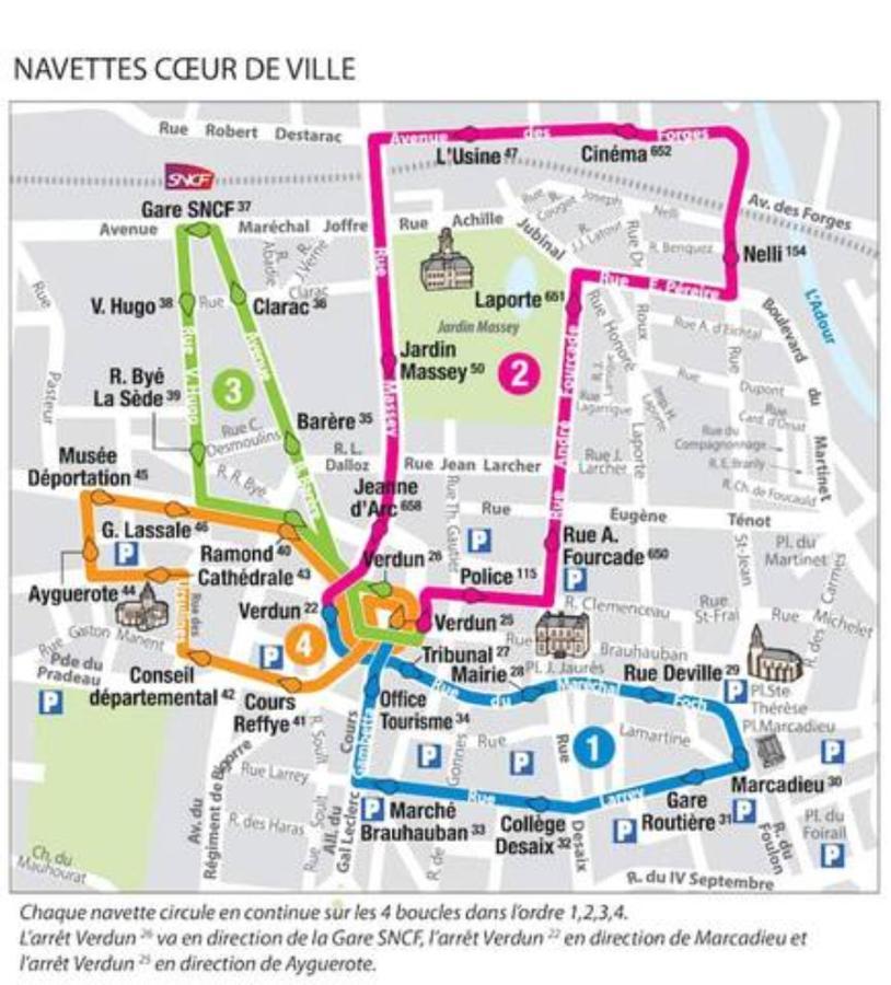 Cap Sud - 53M2- Vue Pyrenees- Hypercentre-Wifi Fibre -Nouvelle Literie Lägenhet Tarbes Exteriör bild